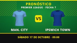 Pronósticos Manchester City vs Ipswich: Favorito claro y una cuota de valor