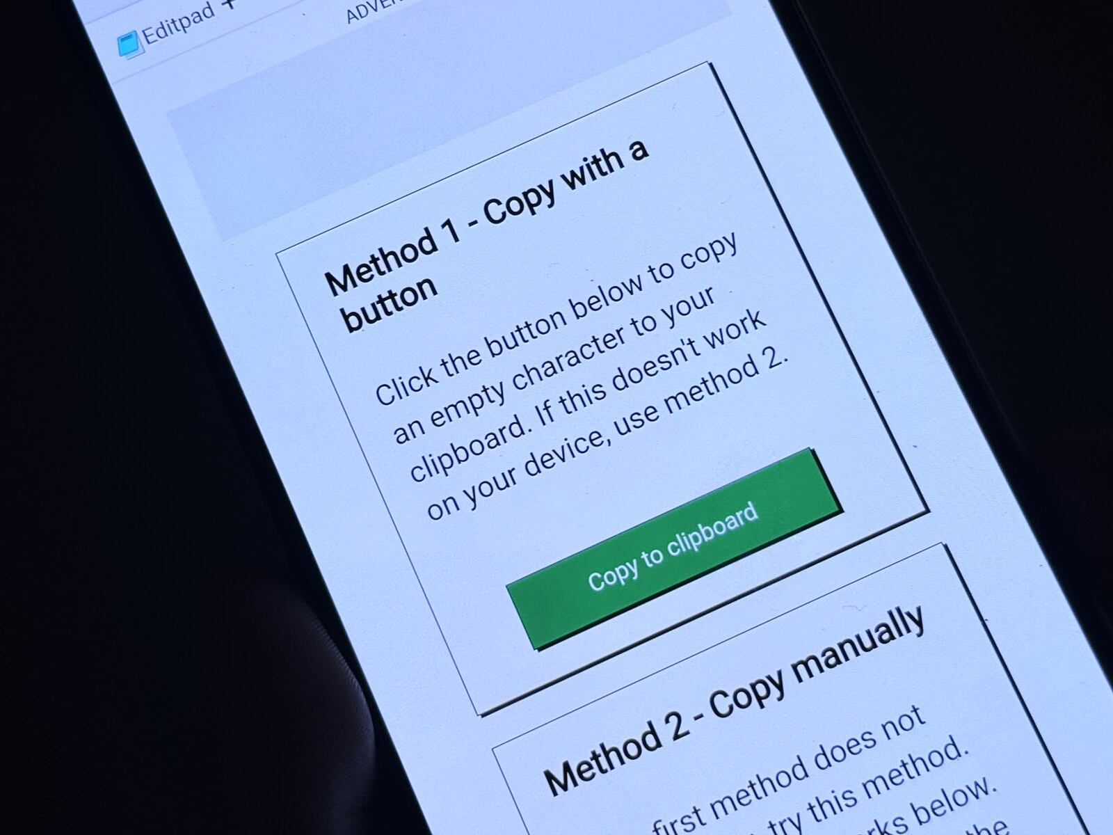 WHATSAPP | Esta es la web que te ayudará con el texto en blanco. (Foto: Depor - Rommel Yupanqui)