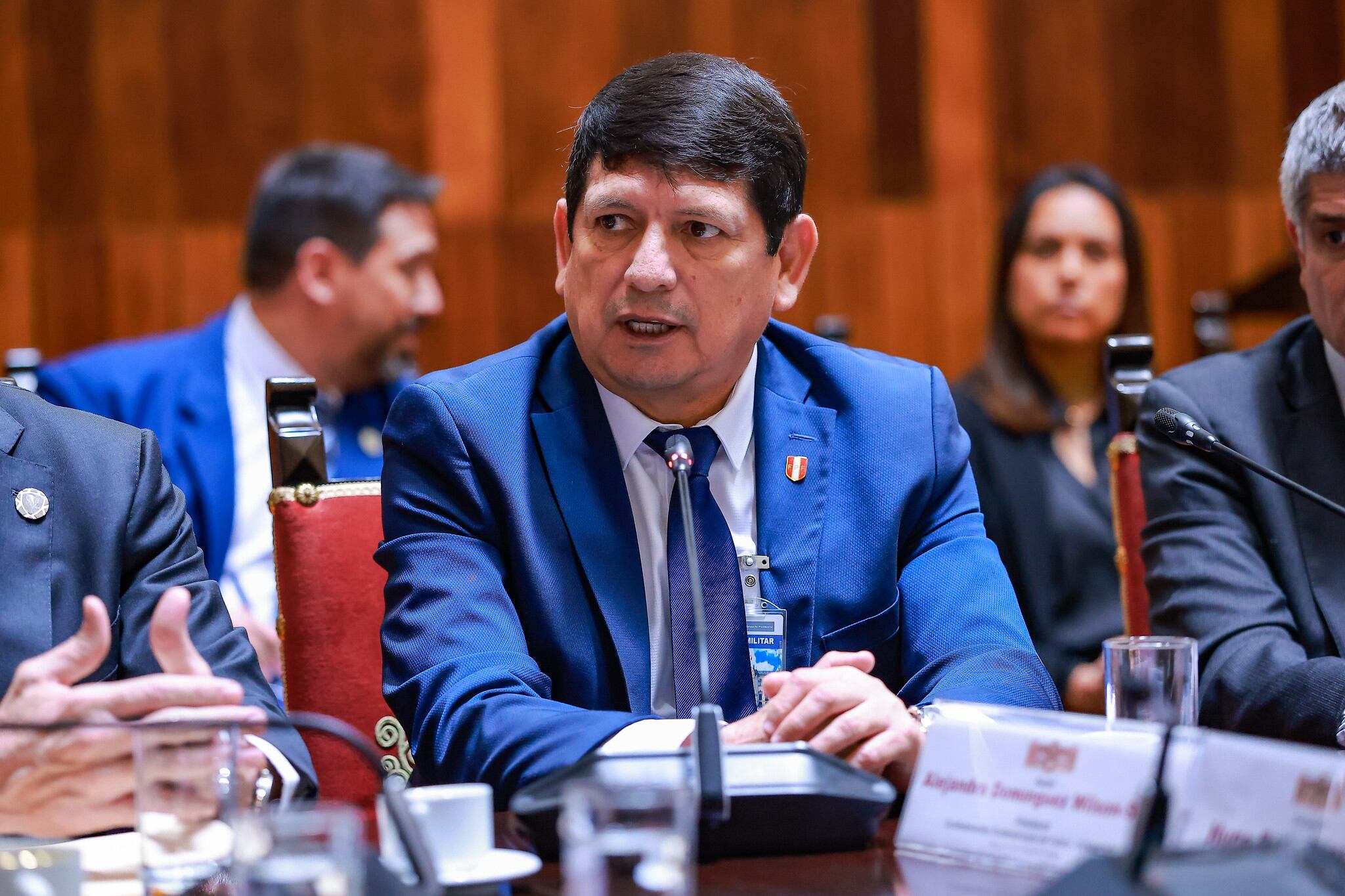 Agustín Lozano, presidente de la FPF, se reunión en Palacio de Gobierno. (Foto: Presidencia del Perú)