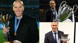 Le falta la Copa: todos los títulos que ganó Zidane como técnico del Real Madrid [FOTOS]