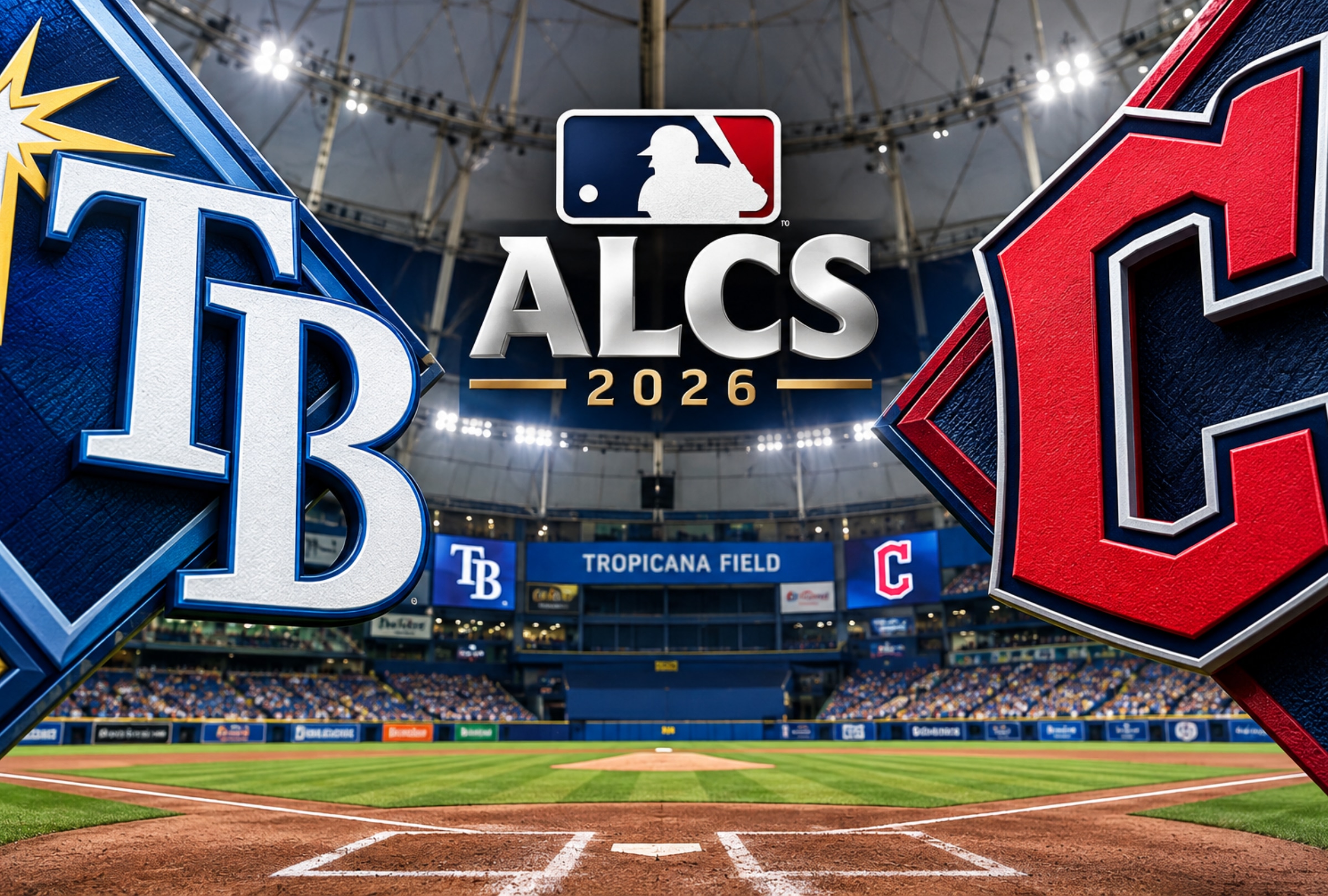 ST. PETERSBURG, FLORIDA (ESTADOS UNIDOS), 13/10/2026.- Lista de canales de televisión y servicios streaming para ver el Juego 2 de Guardians vs. Rays hoy por los MLB Playoffs 2026 en el Tropicana Field, ubicado en St. Petersburg, Florida. FOTO DE NOÉ YACTAYO