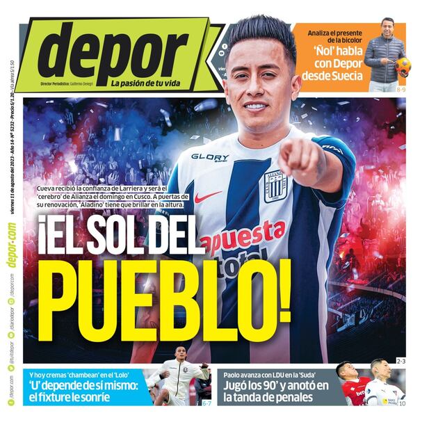 ¡El sol del pueblo!