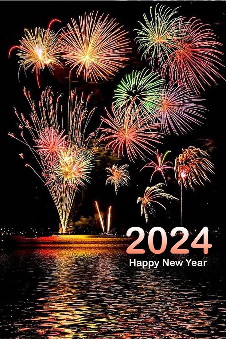 Imágenes de Año Nuevo 2024 para dedicar, saludar y compartir (Foto: Pinterest)