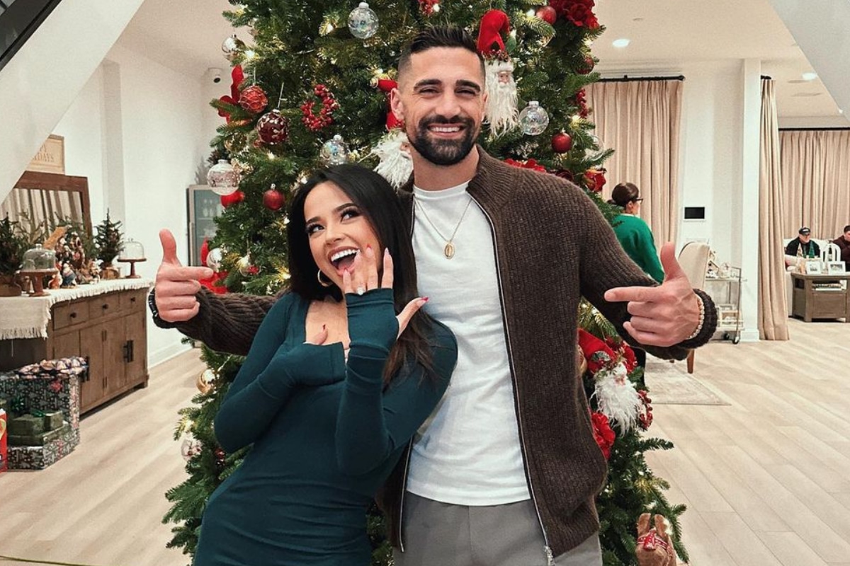 La artista urbana y Sebastián Lletget llegaron a comprometerse (Foto: Becky G / Instagram)