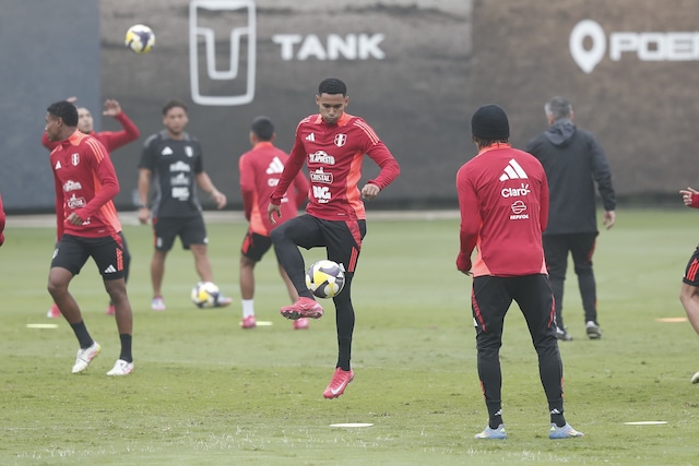 La Selección Peruana inició una nueva semana de entrenamientos en la Videna. (Foto: GEC / Jesús Saucedo)
