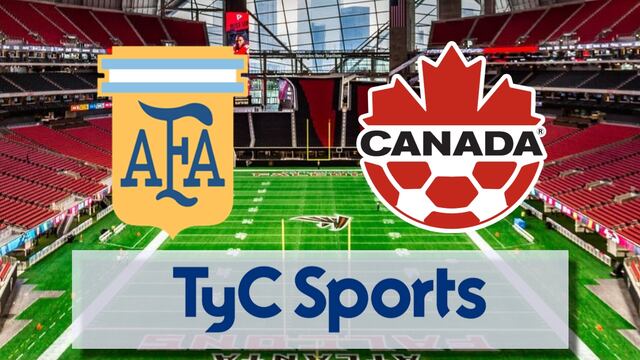 TyC Sports televisó el duelo Argentina (2-0) Canadá por Copa América (20/06/2024)