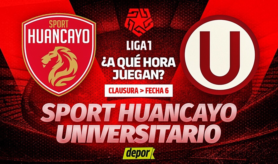 ¿Dónde ver Universitario vs Sport Huancayo y a qué hora juegan por la Liga 1 2025?