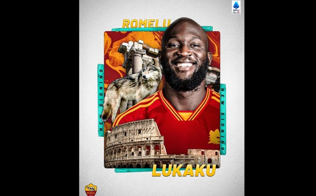 Romelu Lukaku a AS Roma| Procedencia: Inter de Milán.