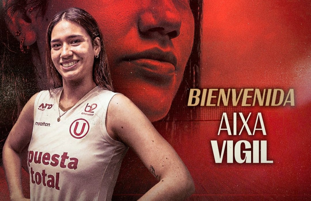 Aixa Vigil deja San Martín y se convierte en nuevo refuerzo de Universitario para la próxima temporada de la Liga Peruana de Vóley. (Foto: @Universitario)