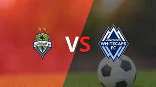 Termina el primer tiempo con una victoria para Seattle Sounders vs Vancouver Whitecaps FC por 2-1