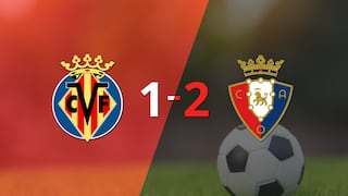 A Osasuna le alcanzó con un gol para vencer por 2 a 1 a Villarreal