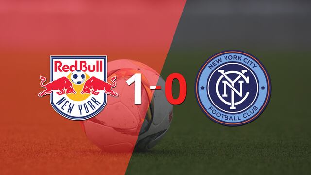 Con lo justo, New York Red Bulls venció a New York City FC 1 a 0 en el estadio Red Bull Arena