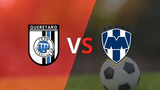 Termina el primer tiempo con una victoria para Querétaro vs CF Monterrey por 1-0