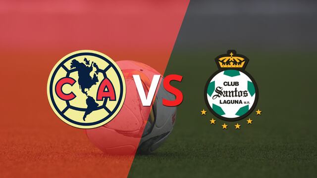 Club América y Santos Laguna se mantienen sin goles al finalizar el primer tiempo