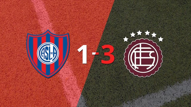 Lanús venció en su casa a San Lorenzo por 3-1