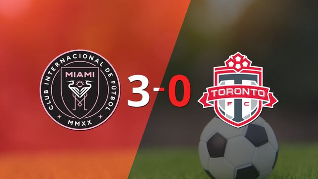 ¡Partidazo! Inter Miami liquidó a Toronto FC con un contundente 3 a 0