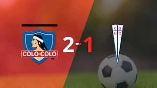 Con la mínima diferencia, Colo Colo venció a U. Católica por 2 a 1