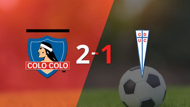 Con la mínima diferencia, Colo Colo venció a U. Católica por 2 a 1