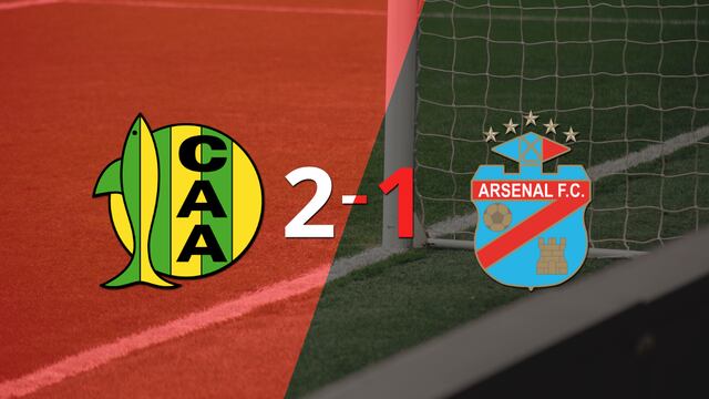 Aldosivi logró una victoria de local por 2 a 1 frente a Arsenal