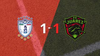Pachuca y FC Juárez empataron 1 a 1