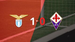 Con un solo tanto, Lazio derrotó a Fiorentina en el estadio Stadio Olimpico
