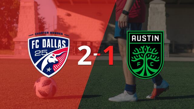 FC Dallas le ganó a Austin FC en su casa por 2-1