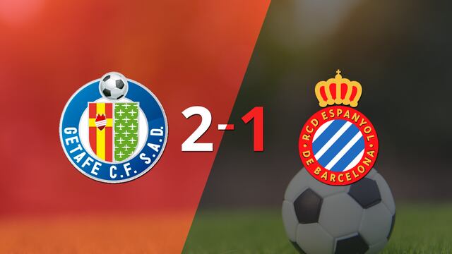 Con doblete de Enes Ünal, Getafe derrotó a Espanyol
