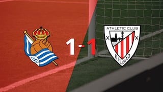 Real Sociedad y Athletic Bilbao se repartieron los puntos en un 1 a 1