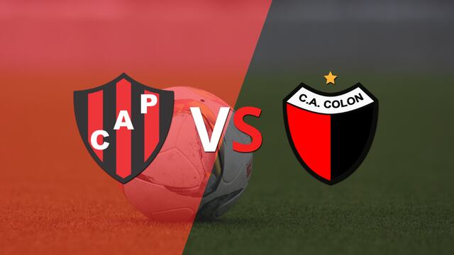 Termina el primer tiempo con una victoria para Patronato vs Colón por 2-0