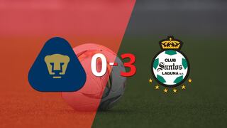 Doblete de Diego Valdés en el triunfo 3-0 de Santos Laguna frente a Pumas UNAM