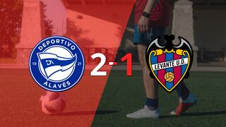Joselu marca un doblete en la victoria 2-1 de Alavés ante Levante