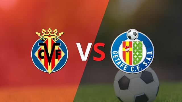 Termina el primer tiempo con una victoria para Villarreal vs Getafe por 1-0