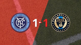 New York City FC y Philadelphia Union empataron 1 a 1