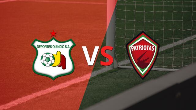 Termina el primer tiempo con una victoria para Patriotas FC vs Quindío por 2-0