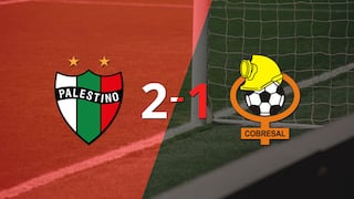 Palestino logró una victoria de local por 2 a 1 frente a Cobresal