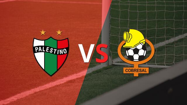Palestino y Cobresal se mantienen sin goles al finalizar el primer tiempo