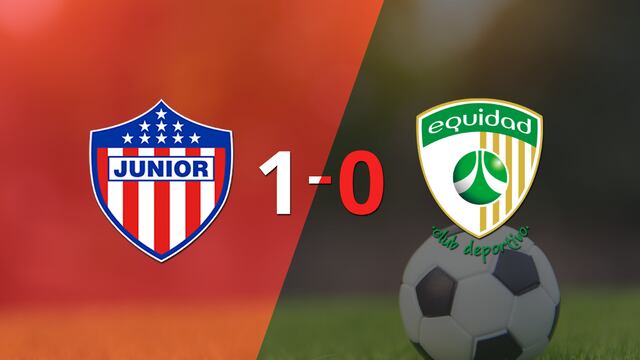 En su casa Junior derrotó a La Equidad 1 a 0