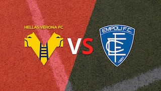 Hellas Verona y Empoli se mantienen sin goles al finalizar el primer tiempo