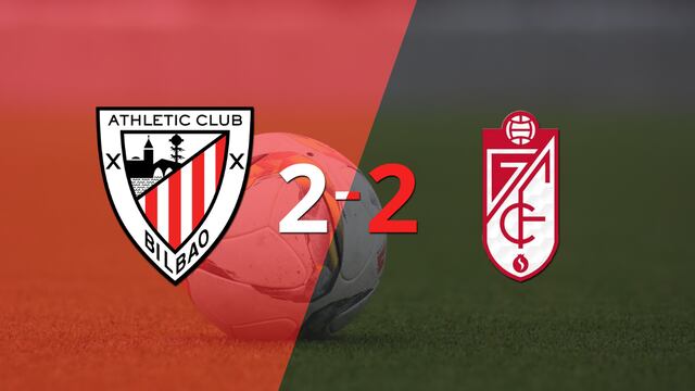 Athletic Bilbao y Granada igualaron por 2 en un vibrante partido
