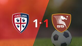 Empate a uno entre Cagliari y Salernitana