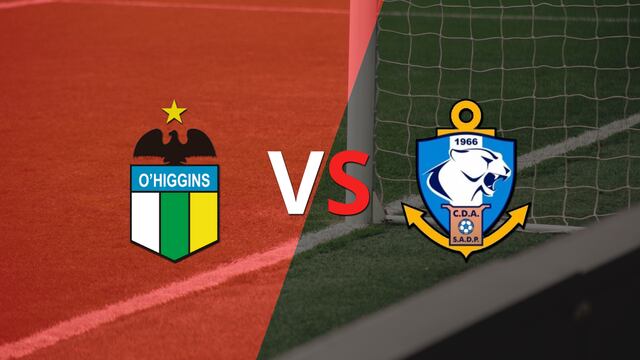 O'Higgins y D. Antofagasta se mantienen sin goles al finalizar el primer tiempo