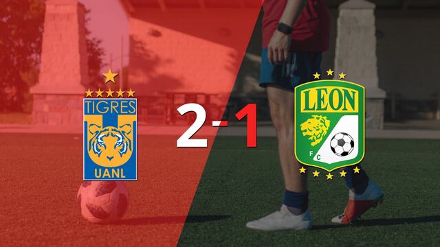 Tigres le ganó a León en su casa por 2-1