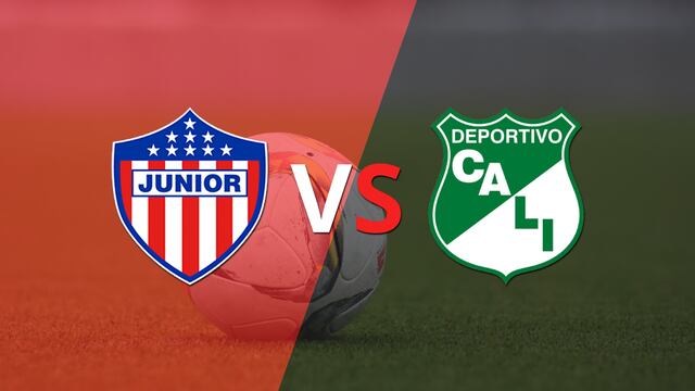 Junior y Deportivo Cali se mantienen sin goles al finalizar el primer tiempo