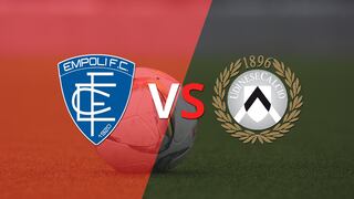 Termina el primer tiempo con una victoria para Udinese vs Empoli por 1-0