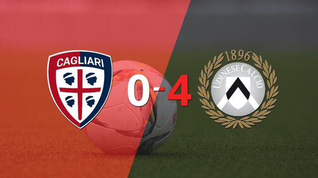 Gerard Deulofeu anotó un doblete en la goleada 4-0 de Udinese a Cagliari
