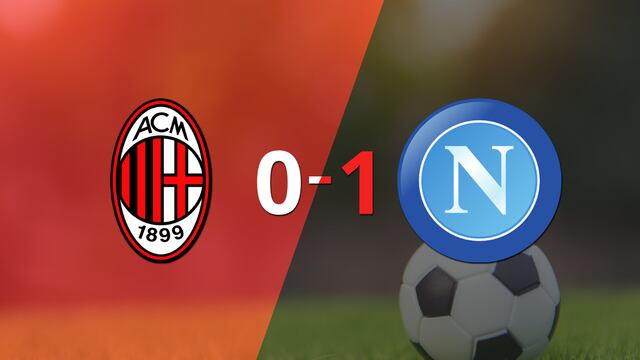 Napoli derrotó a Milan 1 a 0