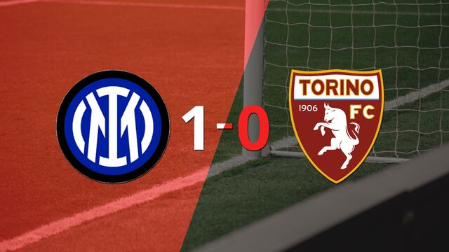 Con un solo tanto, Inter derrotó a Torino en el estadio Giuseppe Meazza