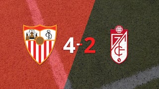 Sevilla se impuso de local por 4 a 2 ante Granada