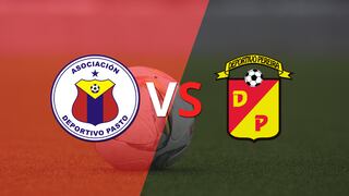 Termina el primer tiempo con una victoria para Pereira vs Pasto por 1-0