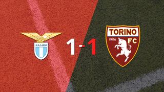 Lazio y Torino empataron 1 a 1